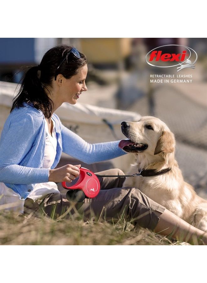 Flexi New Classic Cord Black Retractable Dog Lead Small 12kg - 8M - Image 2