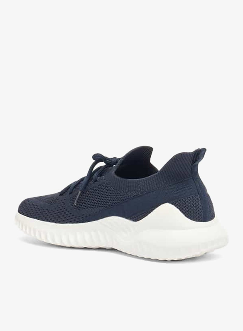 Oaklan by Shoexpress Men Logo Print Slip-On Sports Shoes with Pull Tabs - Image 2