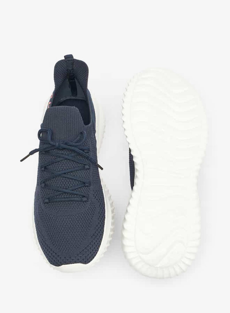 Oaklan by Shoexpress Men Logo Print Slip-On Sports Shoes with Pull Tabs - Image 4