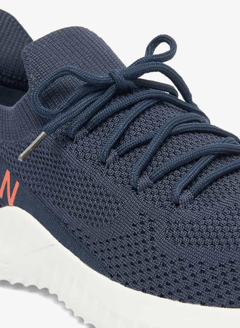 Oaklan by Shoexpress Men Logo Print Slip-On Sports Shoes with Pull Tabs - Image 5