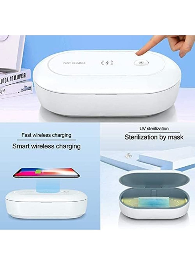 Luckam UV Phone Sanitizer Box - UVC Light Cell Phone Sterilizer and Disinfection Phone Cleaner with Aromatherapy Function Disinfector for iPhone Android Smartphone Toothbrushes - Image 2