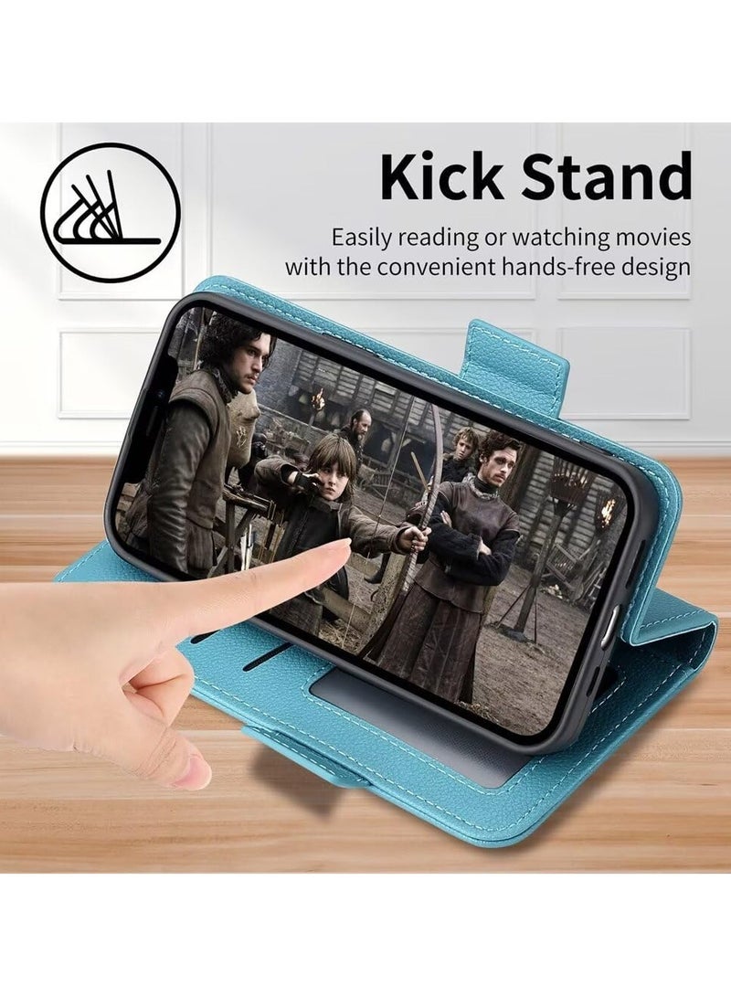 general Case Compatible with Honor X9c PU Leather Flip Folio Wallet Case with Stand with Card Slot Cover Compatible with Honor X9c - Image 4