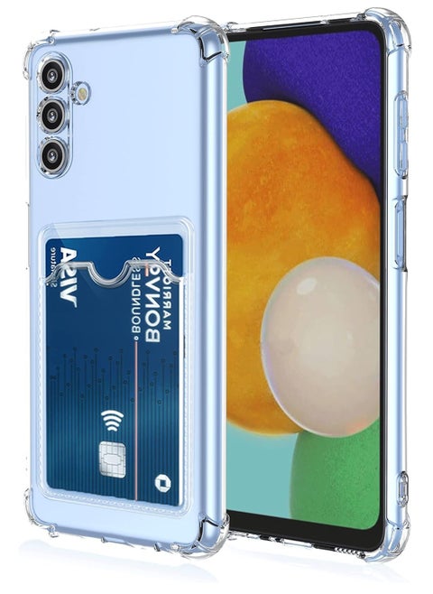 جراب سيليكون شفاف لهاتف Samsung Galaxy A56 مع زوايا واقية مقاومة للصدمات، جراب شفاف رفيع ناعم وواقي مرن من مادة TPU مقاوم للخدش