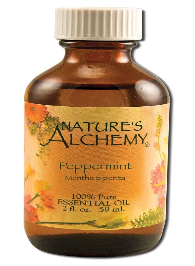 NATURE'S ALCHEMY Pure Essential Oil Peppermint, 2 oz