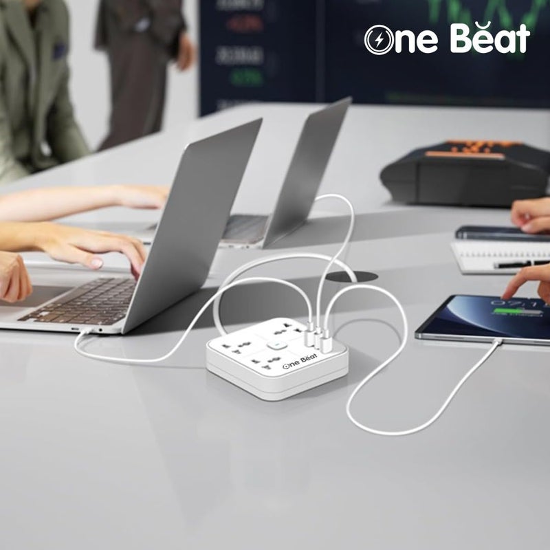 One Beat OB-20332-B Type C Charging & Surge Protection Box 3 Plus - Image 5