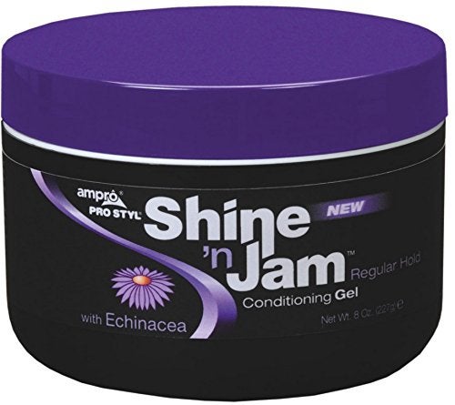 Ampro Shine 'n Jam Conditioning Gel, Regular Hold, 8 oz (Pack of 2) - Image 4