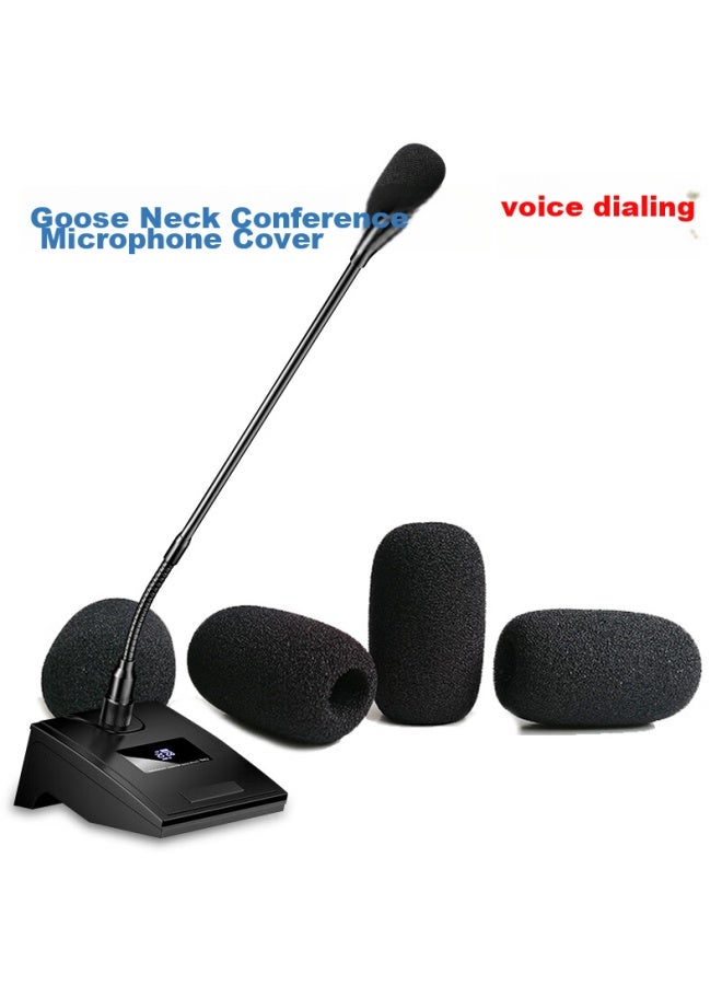 Nintaus Microphone Pads, Disposable Microphone Covers, Universal Protective Cotton, Rust-proof, For Wireless Gooseneck Microphones, Anti-spray, Pg-48, Pack Of 10 - Image 2