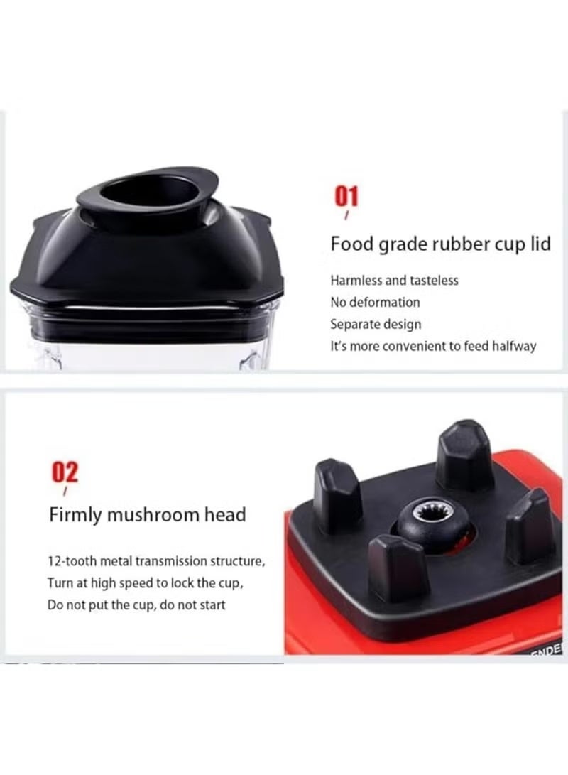 SILVER CREST Juicer Blender, Blender, Smoothie Maker, 1.5L Containers, Steel Blades, Ice Crushing Function, Multi-Mill, Chopper, Food Blender Attachments, Blender, Grinder, Juicer Machine, Food Processors - Image 4