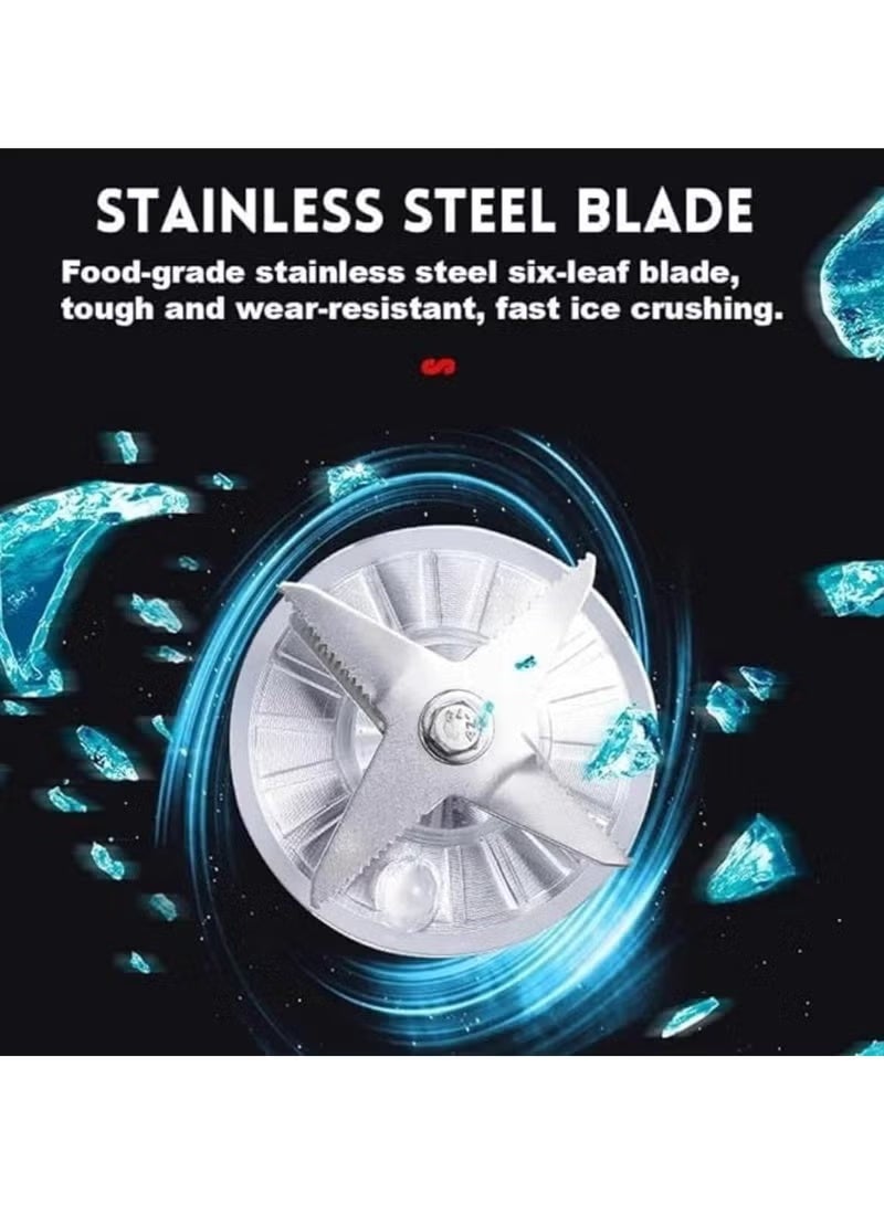 SILVER CREST Juicer Blender, Blender, Smoothie Maker, 1.5L Containers, Steel Blades, Ice Crushing Function, Multi-Mill, Chopper, Food Blender Attachments, Blender, Grinder, Juicer Machine, Food Processors - Image 3