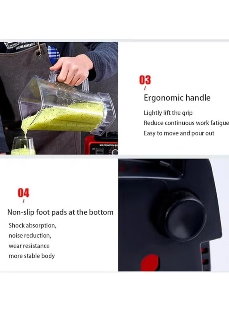 SILVER CREST Juicer Blender, Blender, Smoothie Maker, 1.5L Containers, Steel Blades, Ice Crushing Function, Multi-Mill, Chopper, Food Blender Attachments, Blender, Grinder, Juicer Machine, Food Processors - Image 5