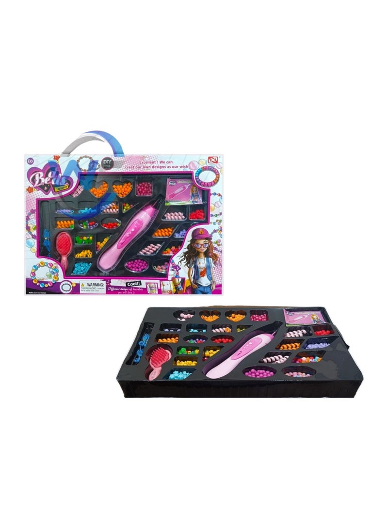 Beads for Jewelry Making Kit Bead Kits for Kids Bead Bracelet Making Kit for Girls