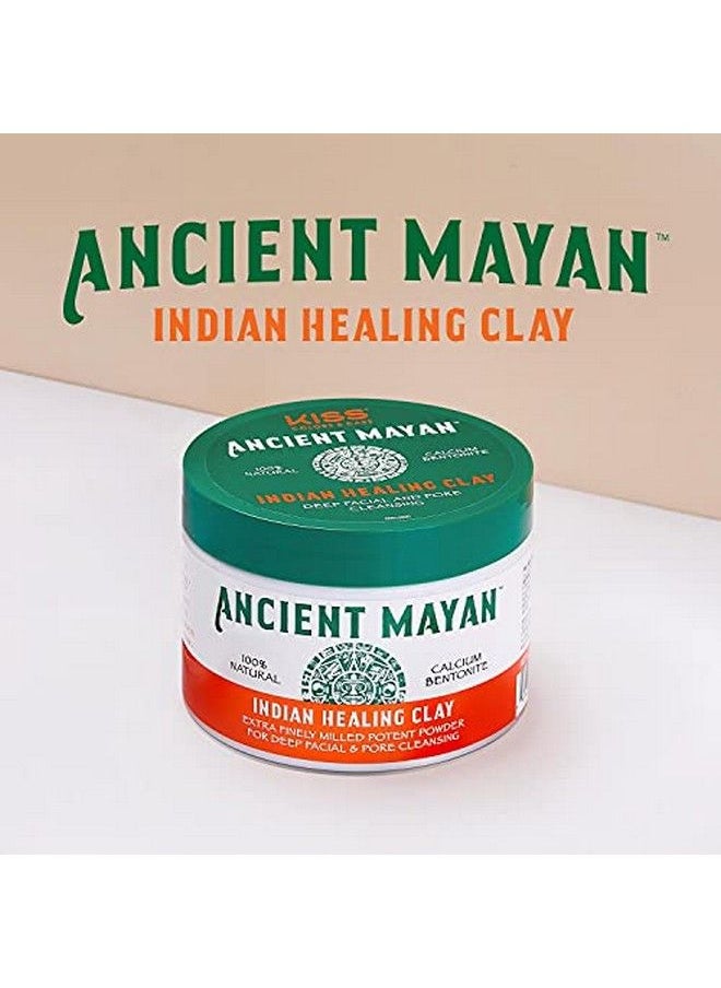 Red by Kiss Kiss Ancient Mayan Indian Healing Clay 100% Natural For Deep Facial And Pore Cleansing Deep Hair Conditioning (8 Oz.)  - Image 3