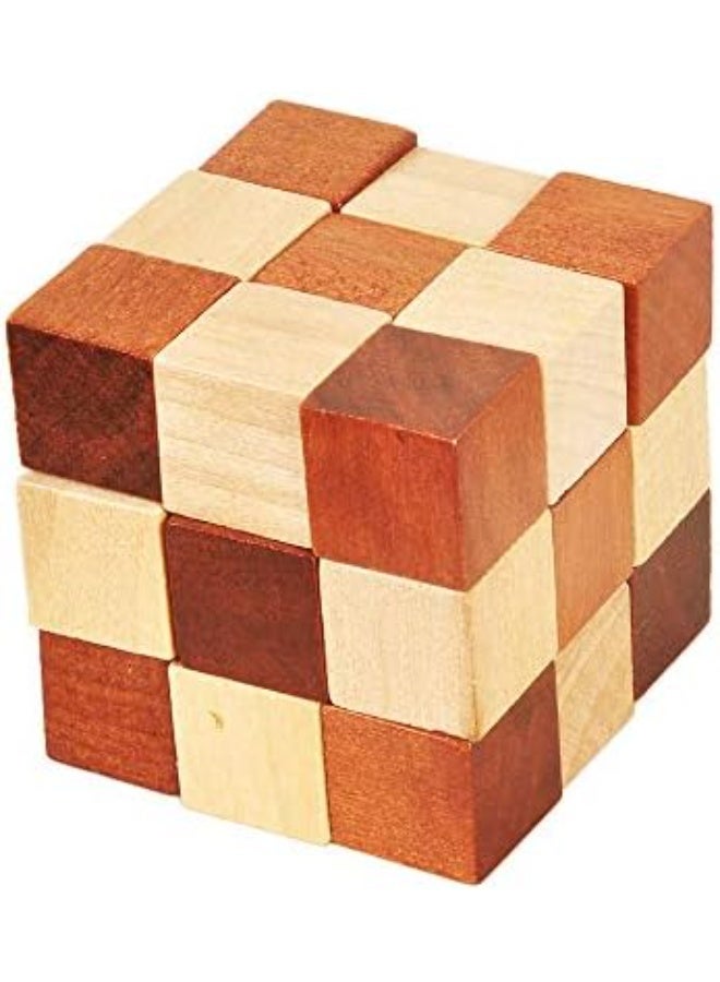 سوفام ألعاب خشبية من أحجية أحجية الدماغ الثلاثية الأبعاد لاختبار الذكاء للبالغين من أجل فك الأحجية - Image 2