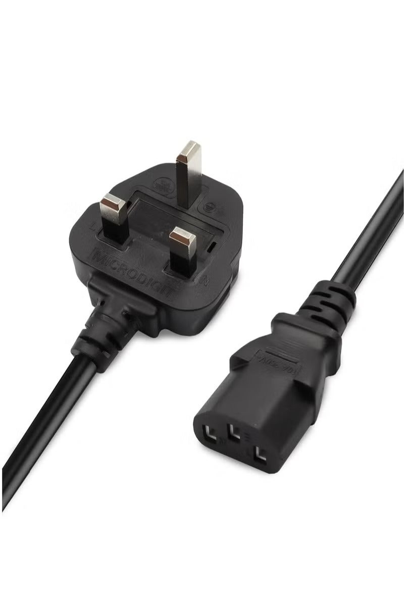 UMIXPRO 1.8m 6ft Desktop Power Cable  Reliable Pure Copper Wire for Computers TVs Monitors and More - Image 1