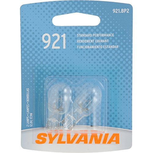 Sylvania مصباح مصغر أساسي SYLVANIA 921 (يحتوي على 2 مصباح) (921.BP2) - Image 1