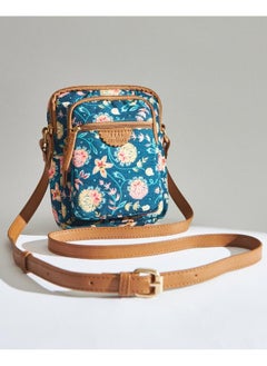 Teal by Chumbak Blue Bloom Wallet  Sling Bag