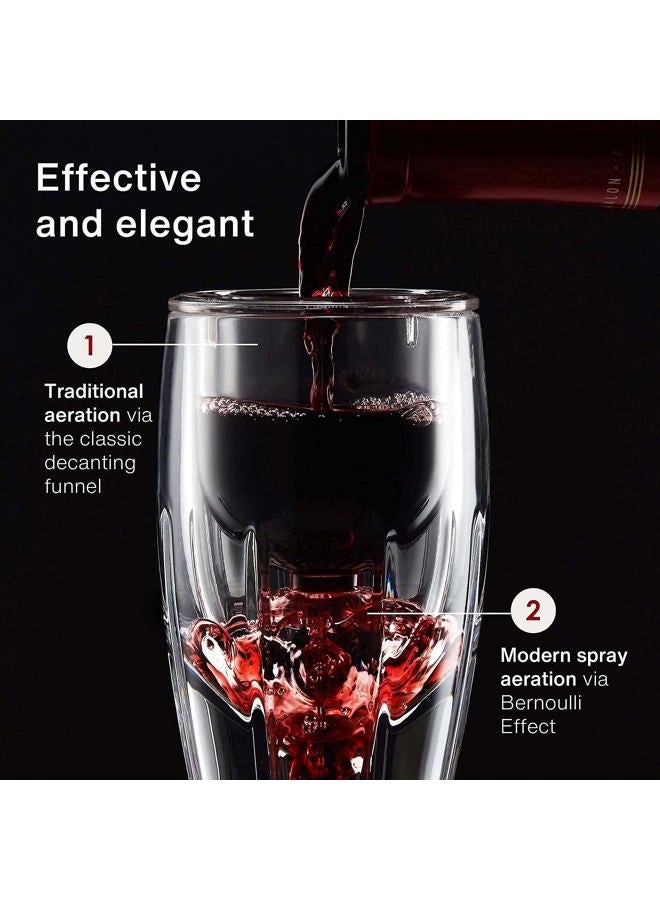 Vintorio Wine Aerator OMNI Edition - Premium Decanter For Wine Lovers - With Gift Travel Pouch - Image 3