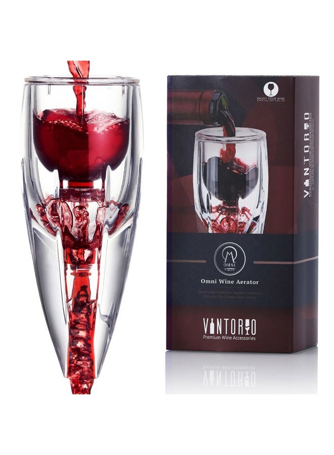 Vintorio Wine Aerator OMNI Edition - Premium Decanter For Wine Lovers - With Gift Travel Pouch - Image 1