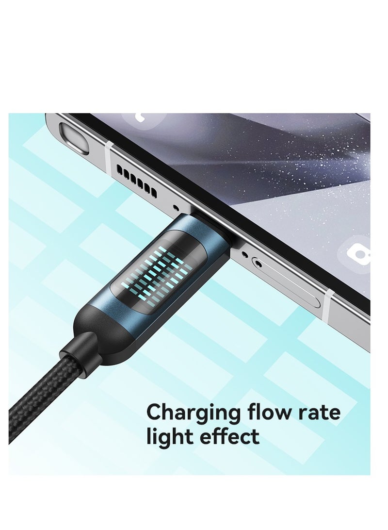 Bwoo Iphone Type C Charging & Data Cable, Type-C to Type-C Charging Cable PD 60W 1M With LED Display for Iphone 16,15,14,13, Samsung, Honor, Huawei, Oppo Etc - Image 4