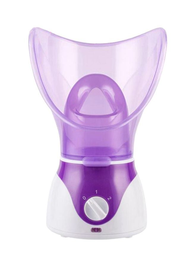 NIBEMINENT Moisturizing Facial Steamer Purple/White 18.6x26.7x16.6cm - Image 1