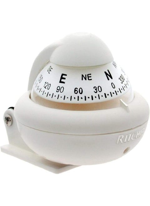 Ritchie Navigation X-10W-M Sport Marine Compass, White, 2-inch Dial
