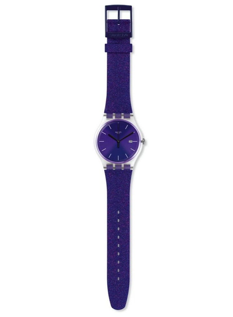 Swatch Unisex Ultraglitter Quartz Movement Water Resistant Wrist Watch - 41 Mm - Image 2