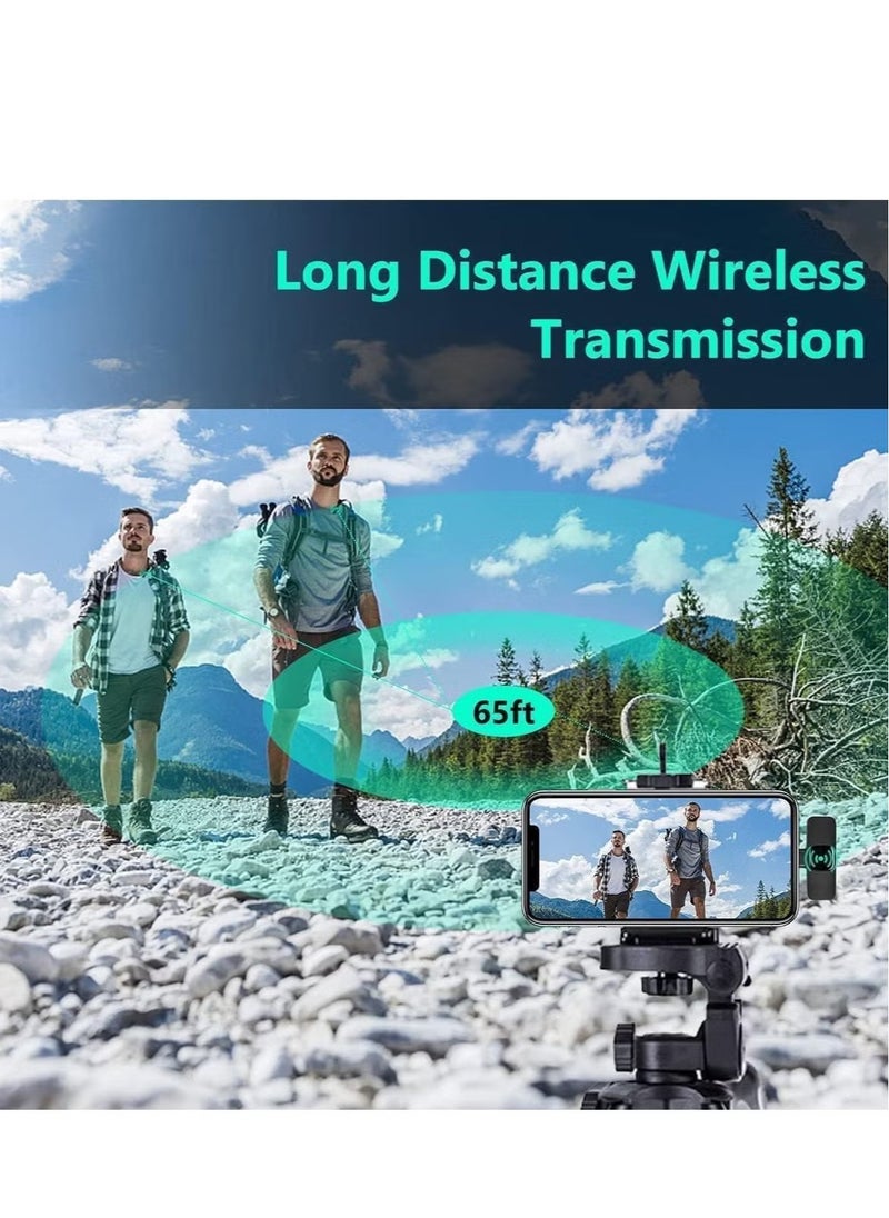 New Wireless Microphone for iPhone & iPad, Bluetooth Microphone for Recording Interviews, Vlogging, YouTube, TikTok, High-Quality Sound, Portable, Easy-to-Use, Ideal for Content Creators  Bullet Points: