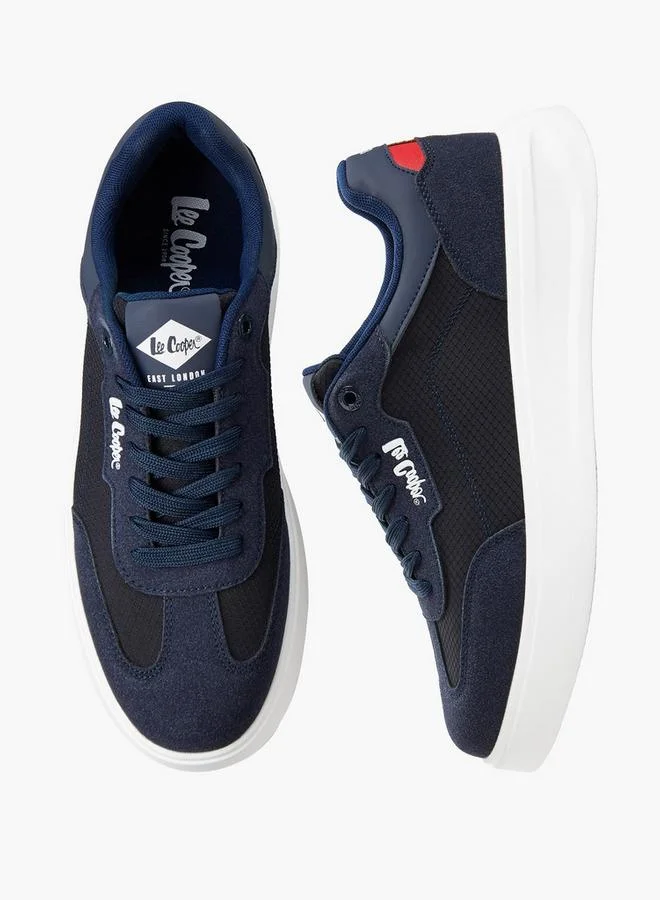 Lee Cooper NAVY Men Ortholite Lace-Up Sneakers for Men | Best Price UAE