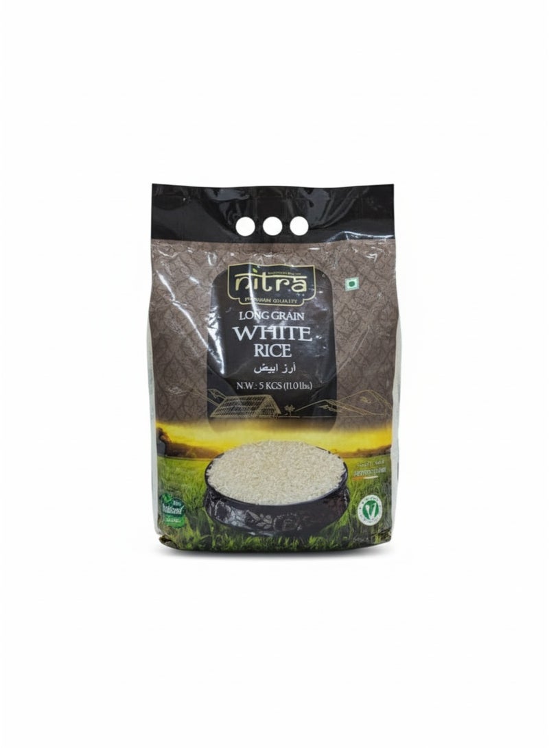 نيترا أرز أبيض طويل الحبة ٥ كجم