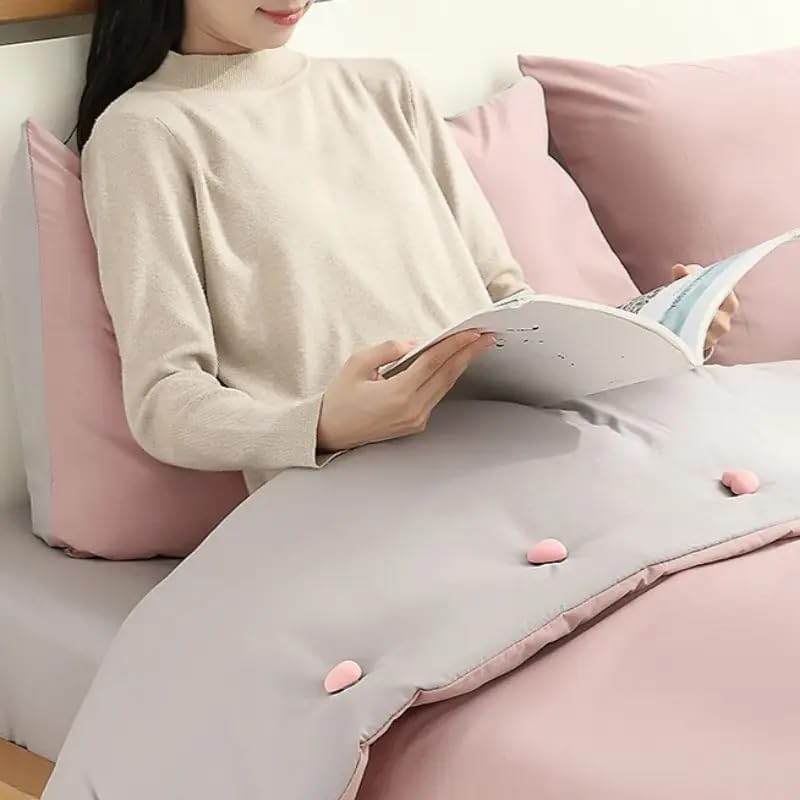 DD RETAILS Heart Design Duvet Cover Quilts Clips || Quilt Sheet Holder Comforter Fasteners || Needle Clip Free Duvet Cover Clips for Bedding Cover, Blanket, Curtains (Multicolor) (2) - Image 5