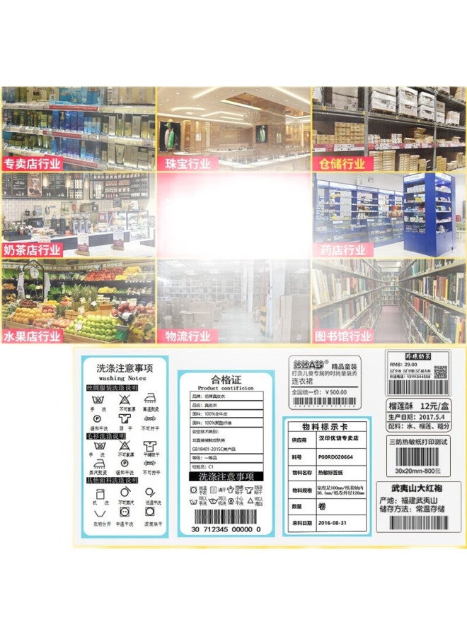 HPRT طابعة حرارية Hprt N41، طابعة ملصقات إلكترونية بتوصيل سريع عبر USB، طابعة ملصقات حرارية، طابعة باركود للتوصيل السريع، تطبع ملصقات التوصيل السريع من الجهتين. - Image 3