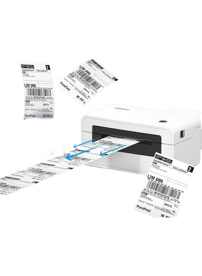 HPRT طابعة حرارية Hprt N41، طابعة ملصقات إلكترونية بتوصيل سريع عبر USB، طابعة ملصقات حرارية، طابعة باركود للتوصيل السريع، تطبع ملصقات التوصيل السريع من الجهتين. - Image 2