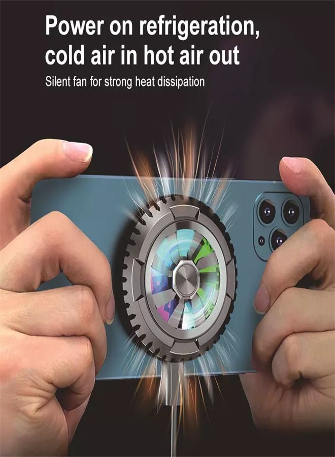 Arabest Universal Portable USB Magnetic Semiconductor Wired Mobile Phone Cooler Game - Image 4