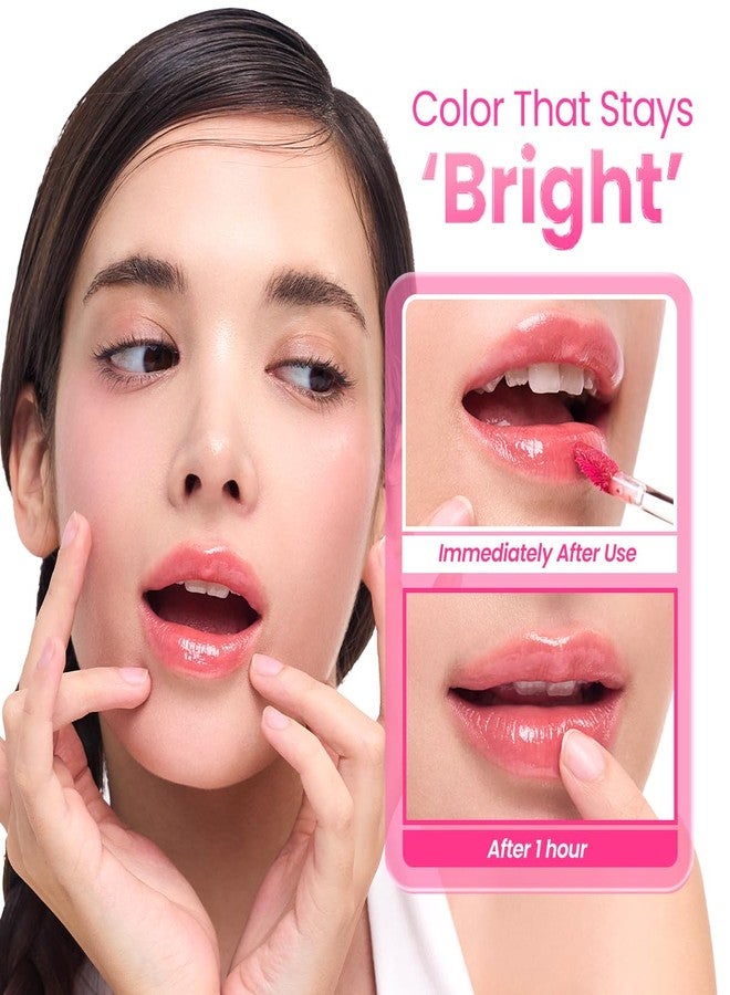 Peripera Mood Glowy Tint | Watery Glow Finish, Buildable Fresh Color, Long-Lasting Stain | Lightweight & Non-Sticky | K-Beauty Lip Tint, Safe for Sensitive Lips (15 MY PICK ROSE) - Image 5