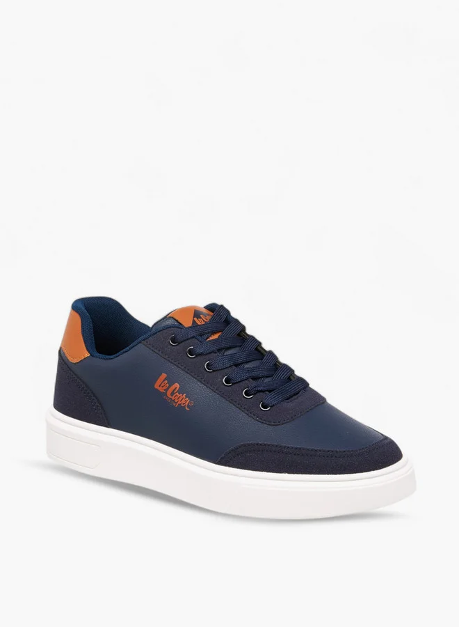 Lee Cooper Men's Solid Lace-Up Sneakers