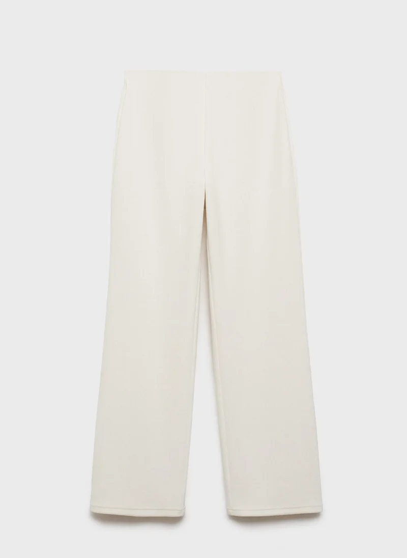 MANGO Corduroy Straight Fit Pants