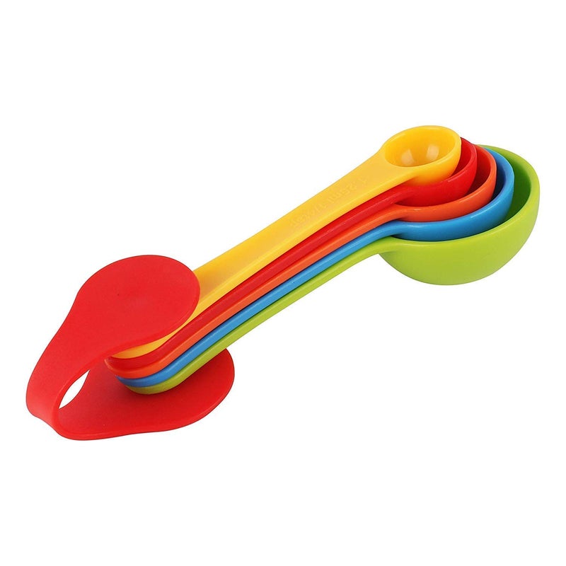 Sunny Sunny Pass Silicon 1 Pastry Brush 1 Spatula 5 Mini Measuring Spoon 1 Egg Whisk and 1 PotatoPav BhajiVegetable Masher Kitchen Tool Multicolour Pack of 9 - Image 5
