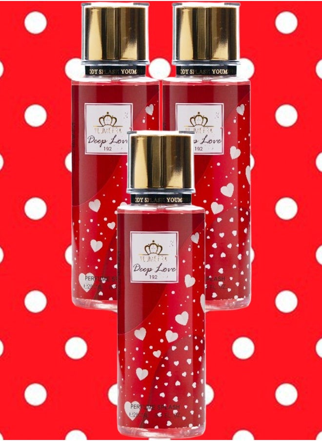YOUMSERA 3 Pieces Deep Love Body Mist 250ML 