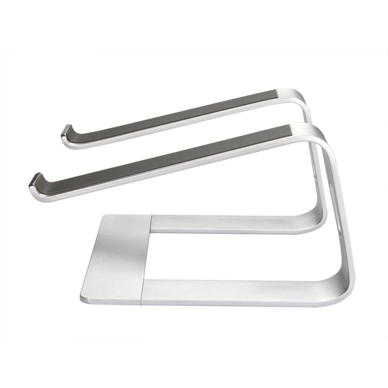 Laptop Stand: Aluminum Alloy Adjustable Height Ergonomic Laptop Riser - Non-Slip Sturdy Cooling Portable Stand for Home Office Workspace Organizer - Image 2