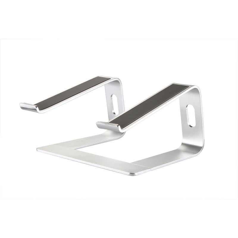 Laptop Stand: Aluminum Alloy Adjustable Height Ergonomic Laptop Riser - Non-Slip Sturdy Cooling Portable Stand for Home Office Workspace Organizer - Image 1