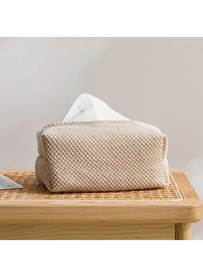 2025 Minimalist Nordic Tissue Box Light Brown For Home Living Room Bedroom Car - Image 3