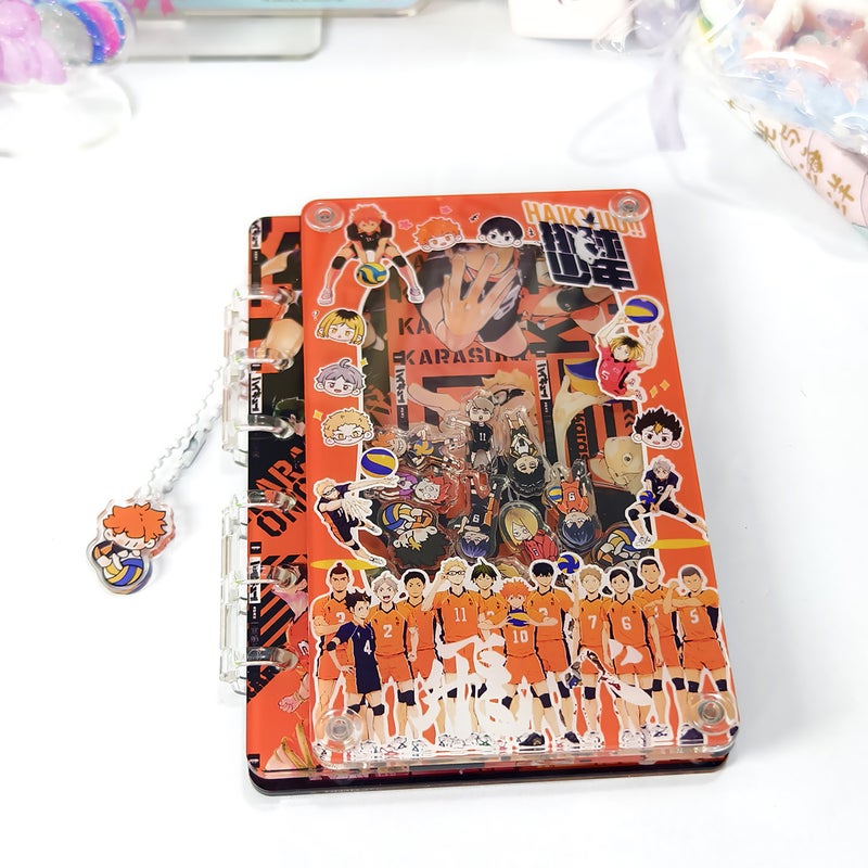 Diy Hand Ledger Creative Piece A7 Rocking Notebook Pony Little New Sanrio Acrylic Loose-Leaf Book - Image 1