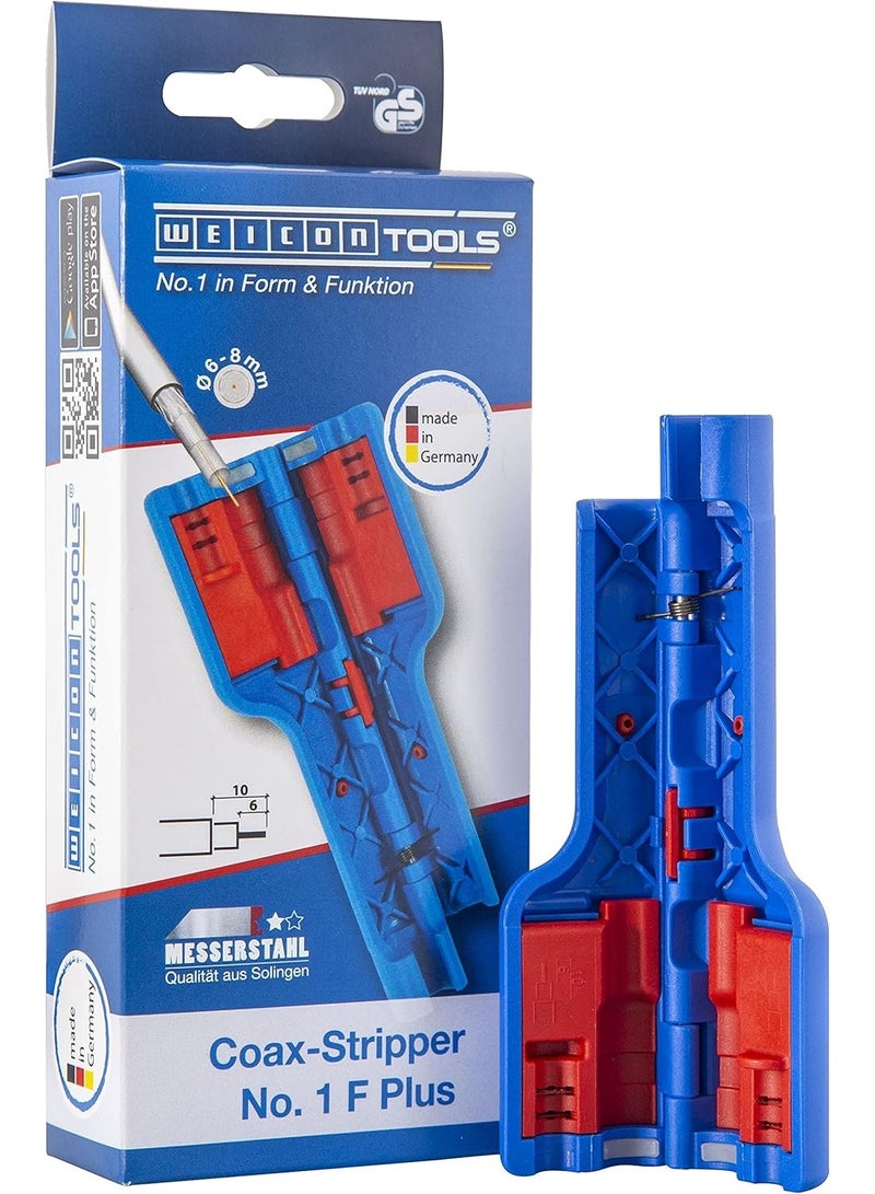 Weicon Coax-Stripper, Wire Stripper Quick & Easy Stripping Of Coaxial Cables - Image 1