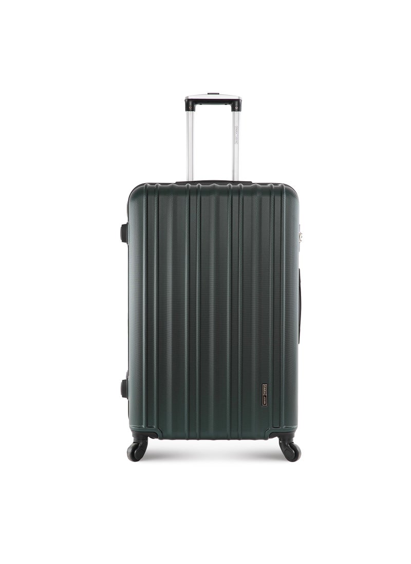 PARAJOHN PARAJOHN ABS Hardside Spinner Check In Large Luggage Trolley 28 Inch ARMY GREEN  - Image 1