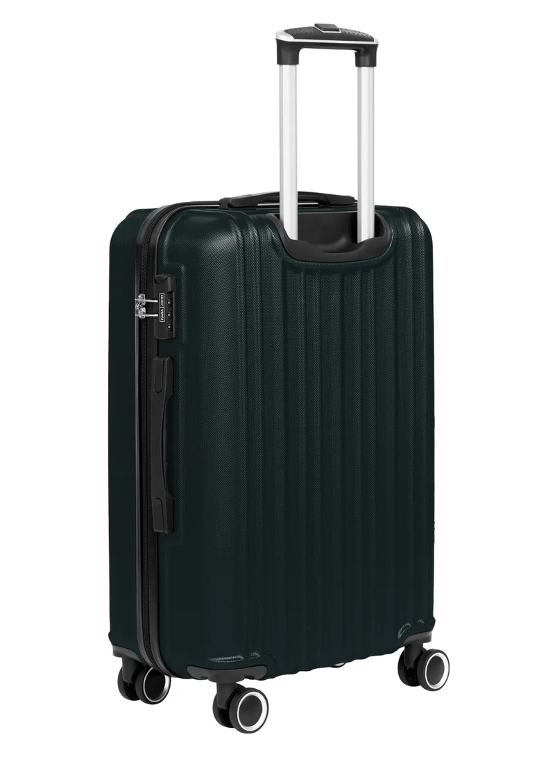 Parajohn 20+24+28 Large 28-Inch ABS Material Lightweight Hardshell Luggage Trolley | carrying 30kg Durable Hardsided Spinner Trolley Suitcase Army green  | Best Price UAE