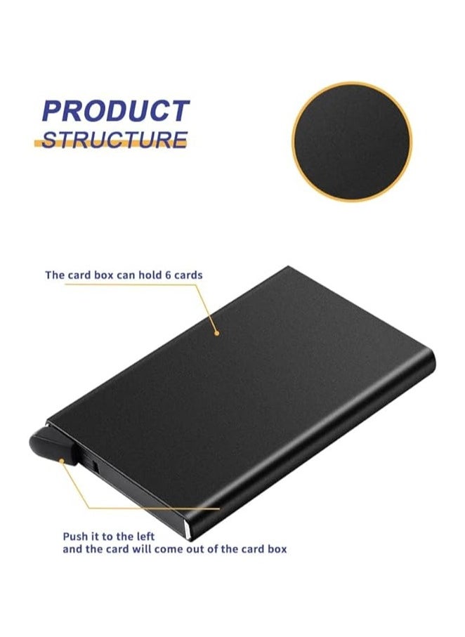 Generic smart wallet for men and women anti theft aluminium pop up travel card holder  - Image 5