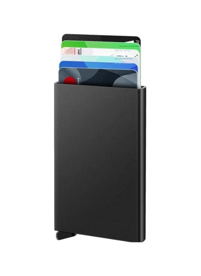 Generic - smart wallet for men and women anti theft aluminium pop up travel card holder - Image 1
