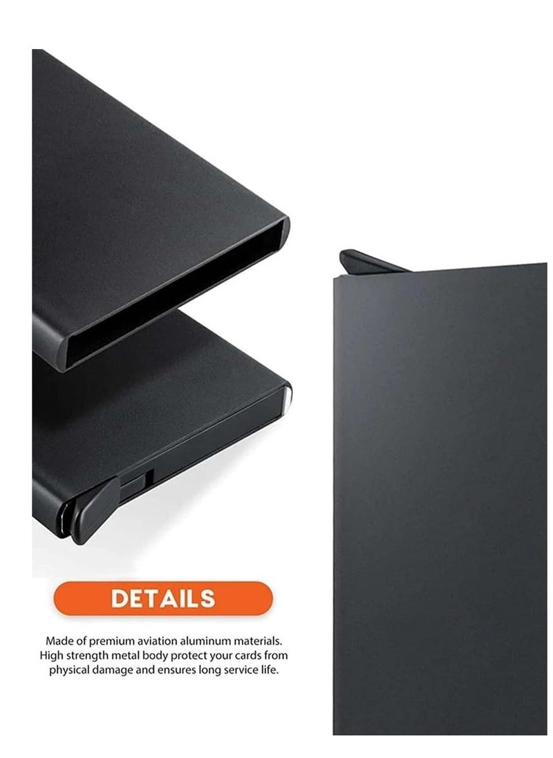 Generic - smart wallet for men and women anti theft aluminium pop up travel card holder - Image 1