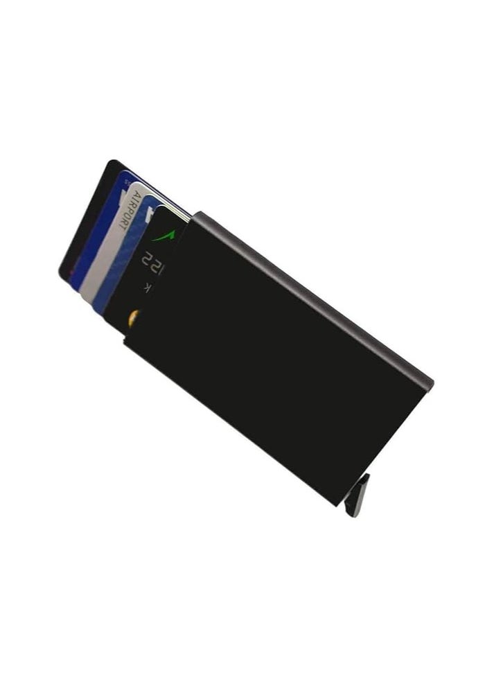 Generic - smart wallet for men and women anti theft aluminium pop up travel card holder - Image 1
