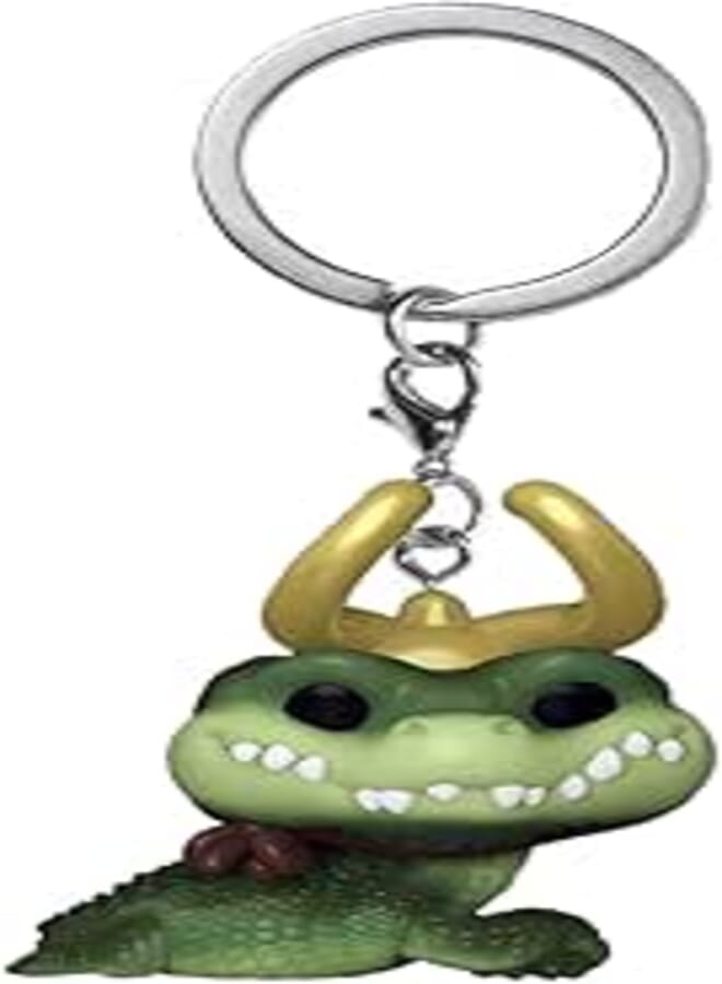 Funko Funko Pop! Keychain: Marvel - Loki - Alligator Loki Novelty Keyring - Collectable Mini Figure - Stocking Filler - Gift Idea - Official Merchandise - TV Fans - Backpack Decor 